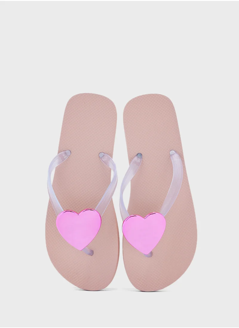 Ginger Heart Trim Flipflop