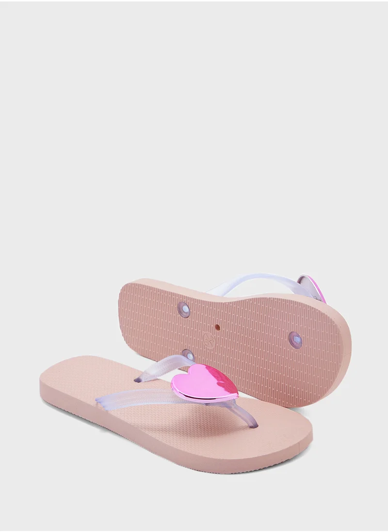 Ginger Heart Trim Flipflop