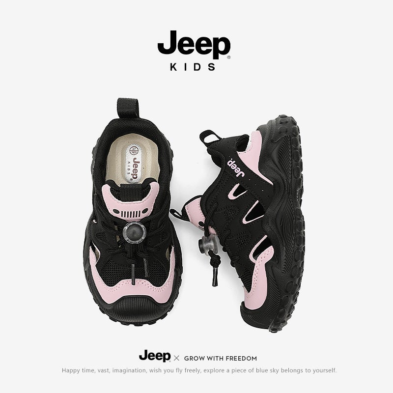Jeep Kidsren'S Shoes Boys' Shoes Summer Slip-On Hiking Shoes Mesh Running Shoes Kidsren'S Sports Shoes - Image 3