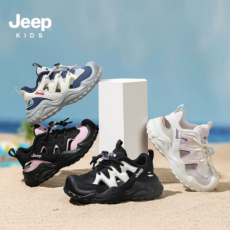 Jeep Kidsren'S Shoes Boys' Shoes Summer Slip-On Hiking Shoes Mesh Running Shoes Kidsren'S Sports Shoes - Image 5