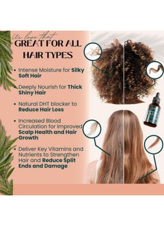 Live Fraiche Live Fraiche Rosemary Oil for Hair Growth (2oz) with Cold Pressed Castor Oil Natural Hair Growth Oil - Rosemary and Castor Oil for Hair Growth -Strengthening Hair Oil for Damaged Hair and Hair Loss  - Image 3