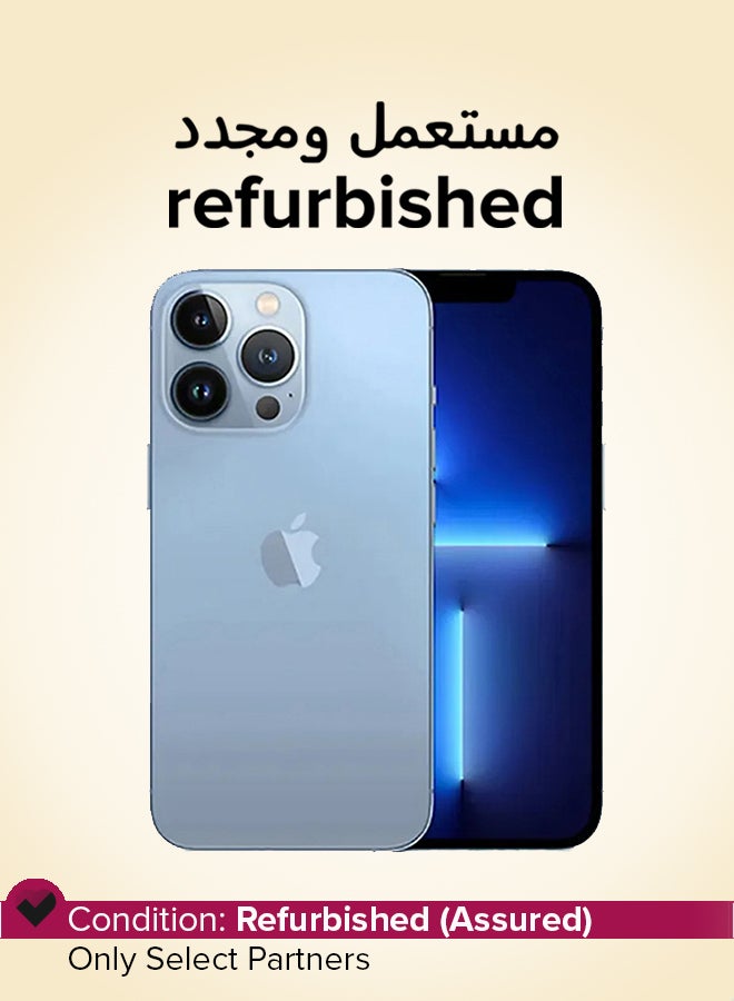 Apple Refurbished - iPhone 13 Pro Max 128GB Sierra Blue 5G With Facetime - International Version - Image 1