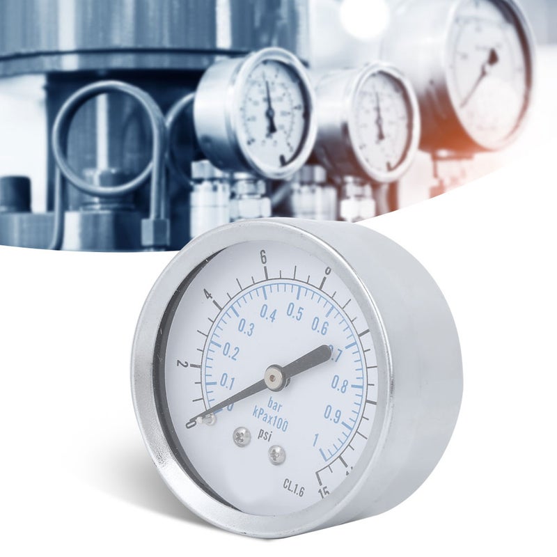 TS Y60Z4-15psi 1/4NPT مقياس ضغط محوري احترافي من النوع Y60 لقياس الضغط في المنازل - Image 1