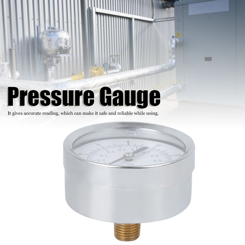 TS Y60Z4-15psi 1/4NPT مقياس ضغط محوري احترافي من النوع Y60 لقياس الضغط في المنازل - Image 4