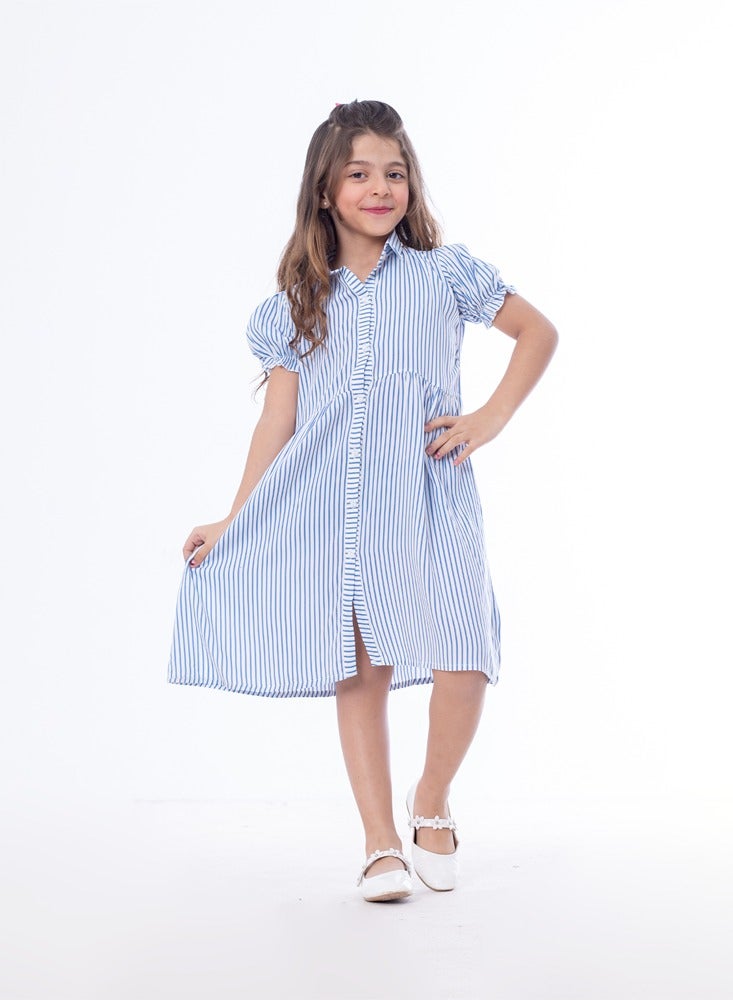 BEBO Girls Dress Blue  - Image 1