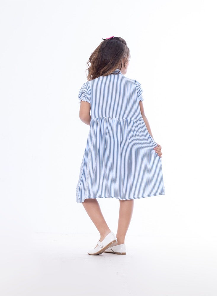 BEBO Girls Dress Blue  - Image 2