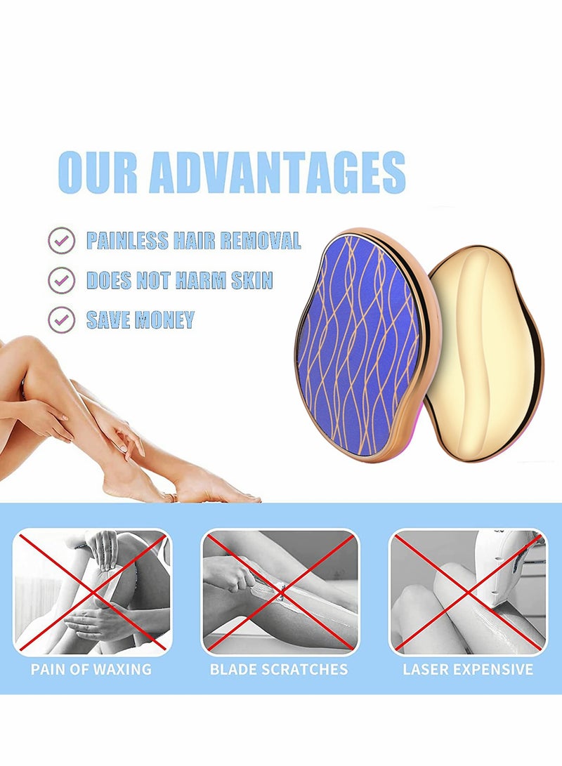 Excefore Crystal Hair Eraser, Painless Crystal Hair Remover Tools, Magic Crystal Hair Eraser - Image 5