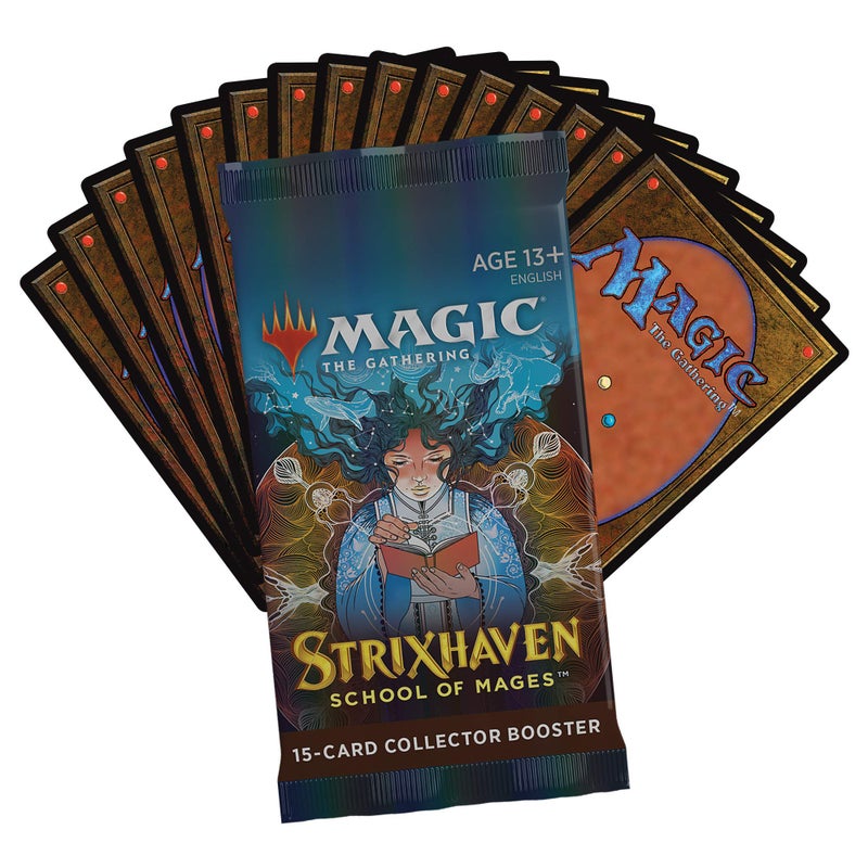 Magic the Gathering Magic: The Gathering Strixhaven Collector Booster Pack | 15 Magic Cards  Blue - Image 5