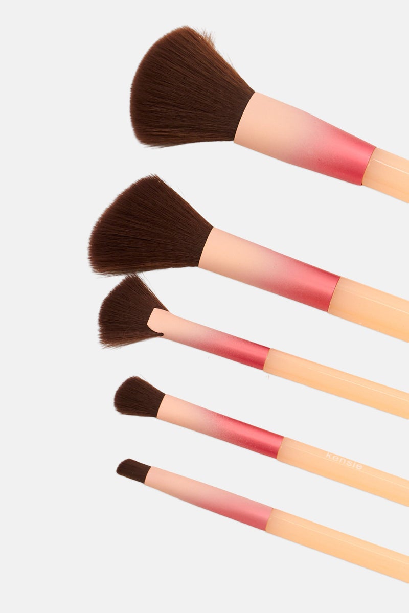 Kensie 6Pcs Makeup Essential Set, Pink  - Image 3