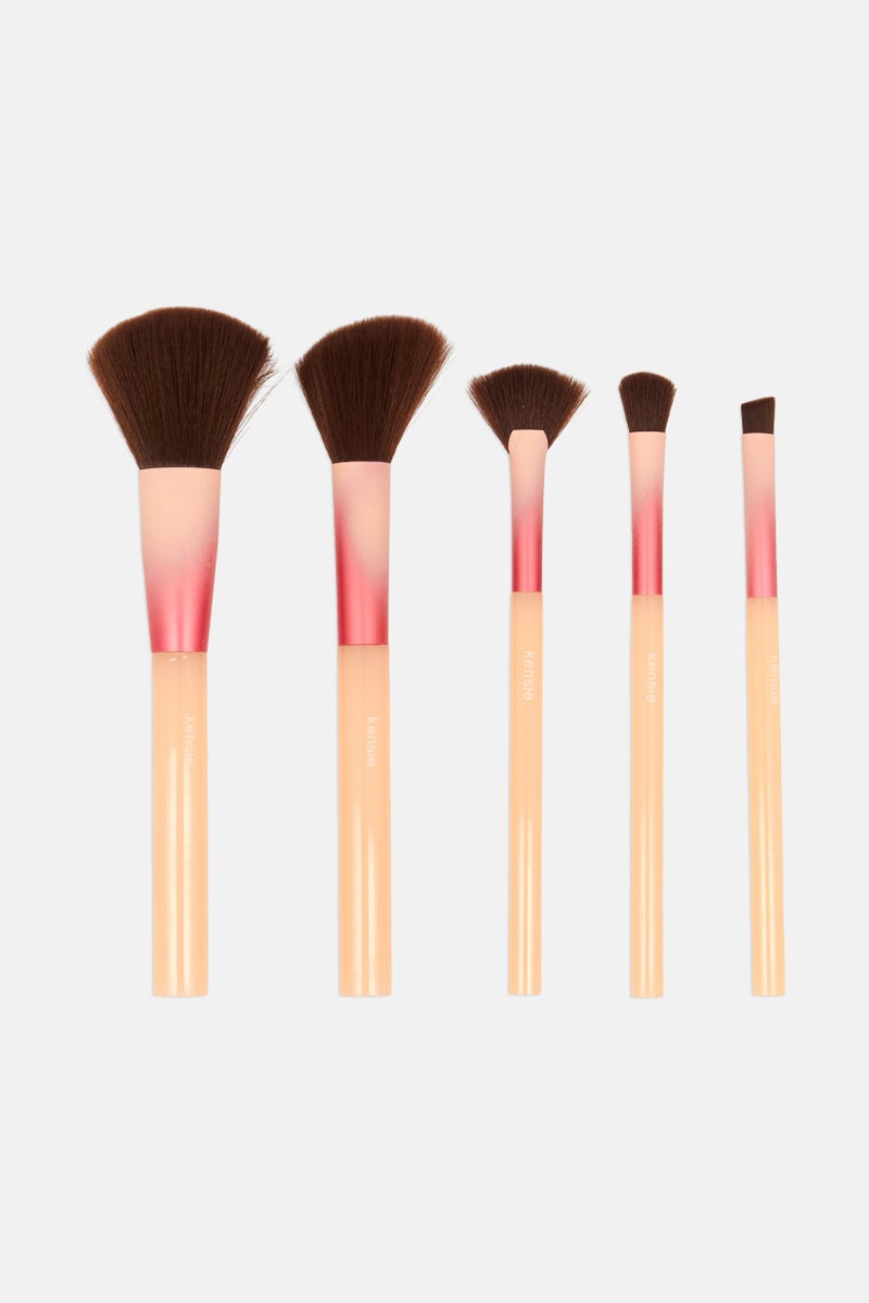Kensie 6Pcs Makeup Essential Set, Pink  - Image 2