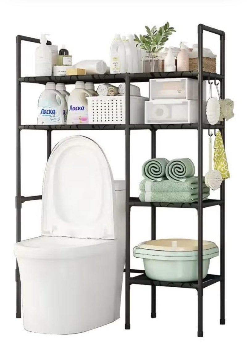 Over The Toilet Storage Shelf – 3 Tier Bathroom Organizer Rack - Image 1