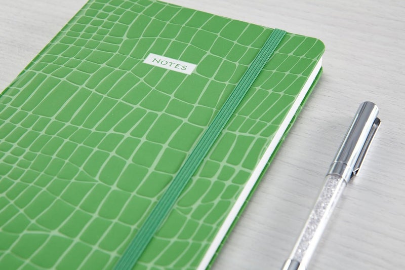 Southworth Southworth Medium Case Bound Journal 55 x 825 AlligatorCrocodile Texture Premium 28 lb105 gsm Paper 160 Lined Sheets 91072  - Image 5