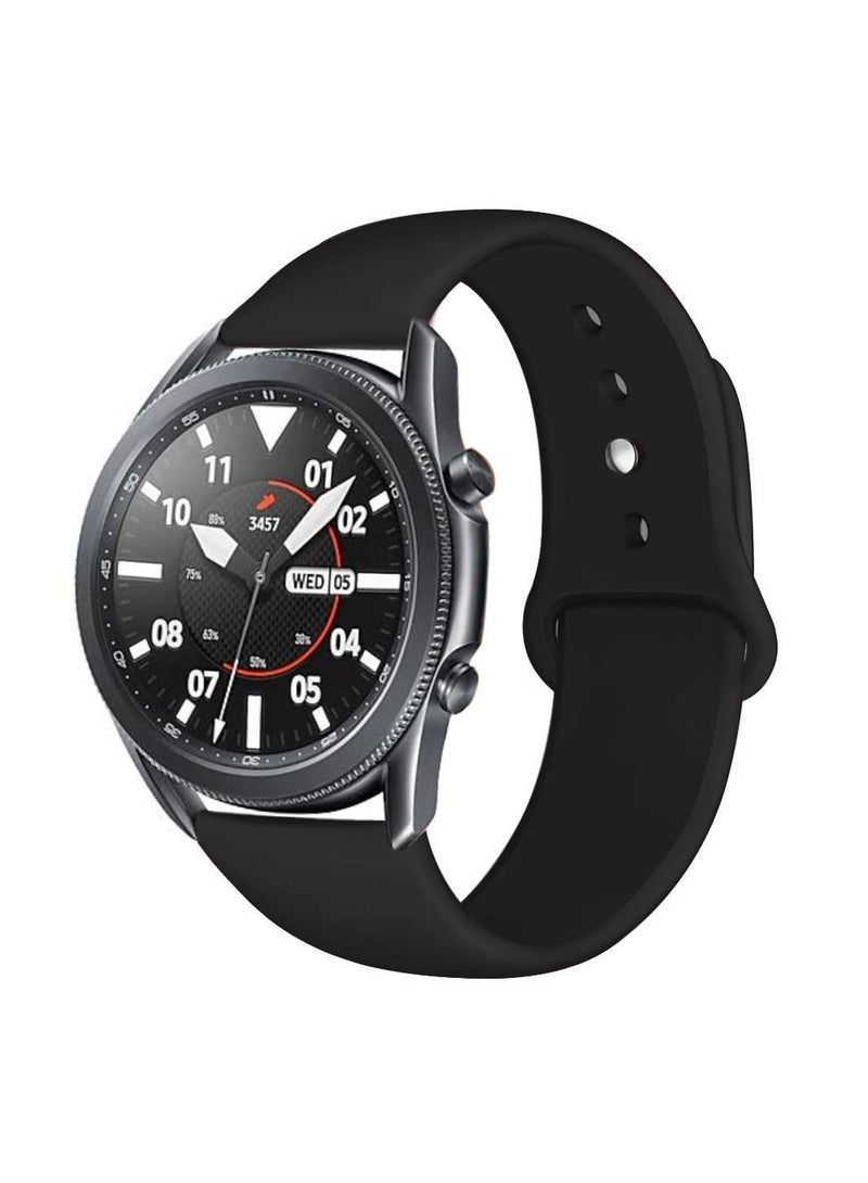 فون بلانيت Soft Silicone Watch Band Compatible With Samsung Galaxy 3 Gear S3 Frontier/Amazfit Bip/Active Huawei GT 2/2e Bracelet  22-46mm - Image 1