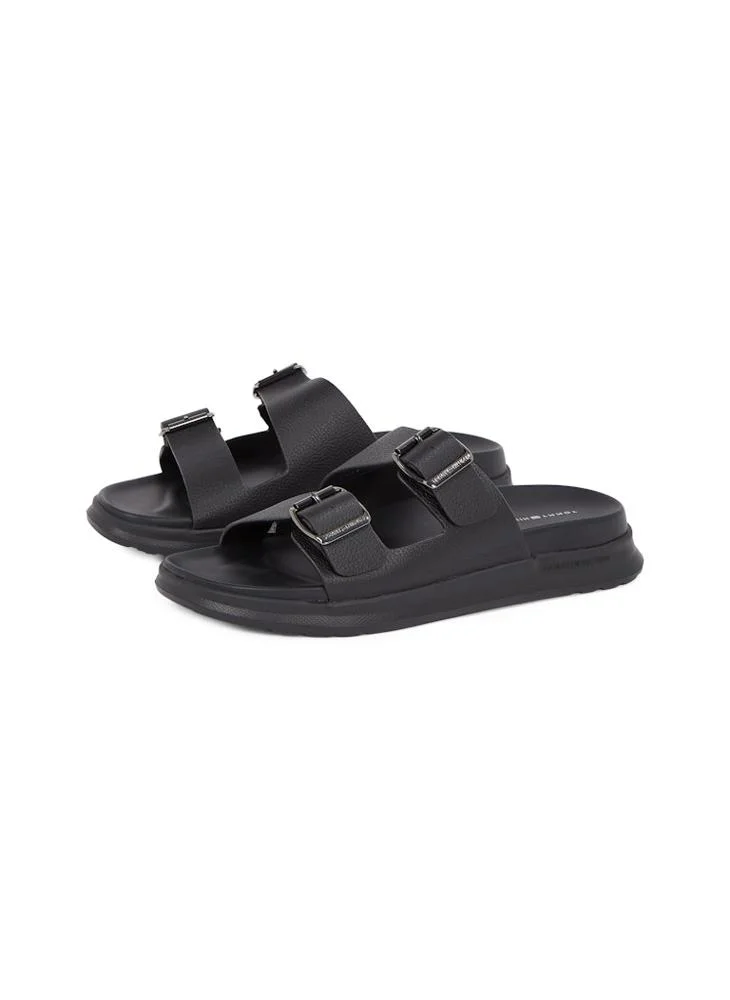 TOMMY HILFIGER LEATHER SANDALS