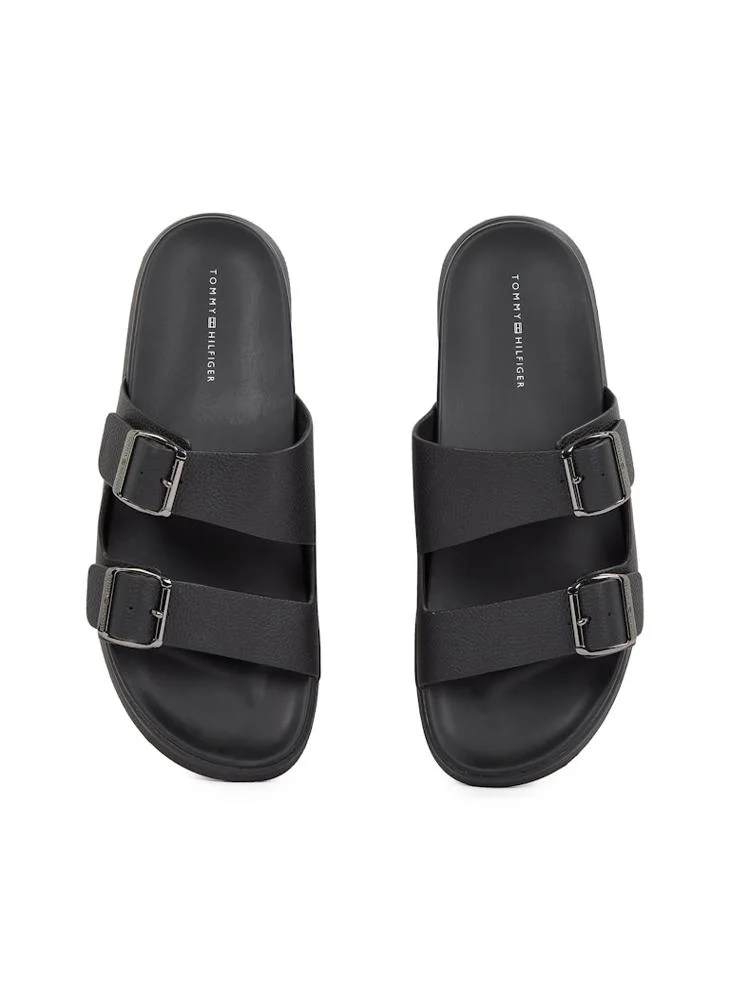 TOMMY HILFIGER LEATHER SANDALS
