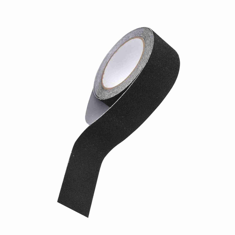 شرط لاصق مضاد للانزلاق من النسيج البلاستيكي (PVC) مقاس 5 أمتار × 5 سم للأمان والتزيين على الدرجات والأرضيات (أسود) - Image 5