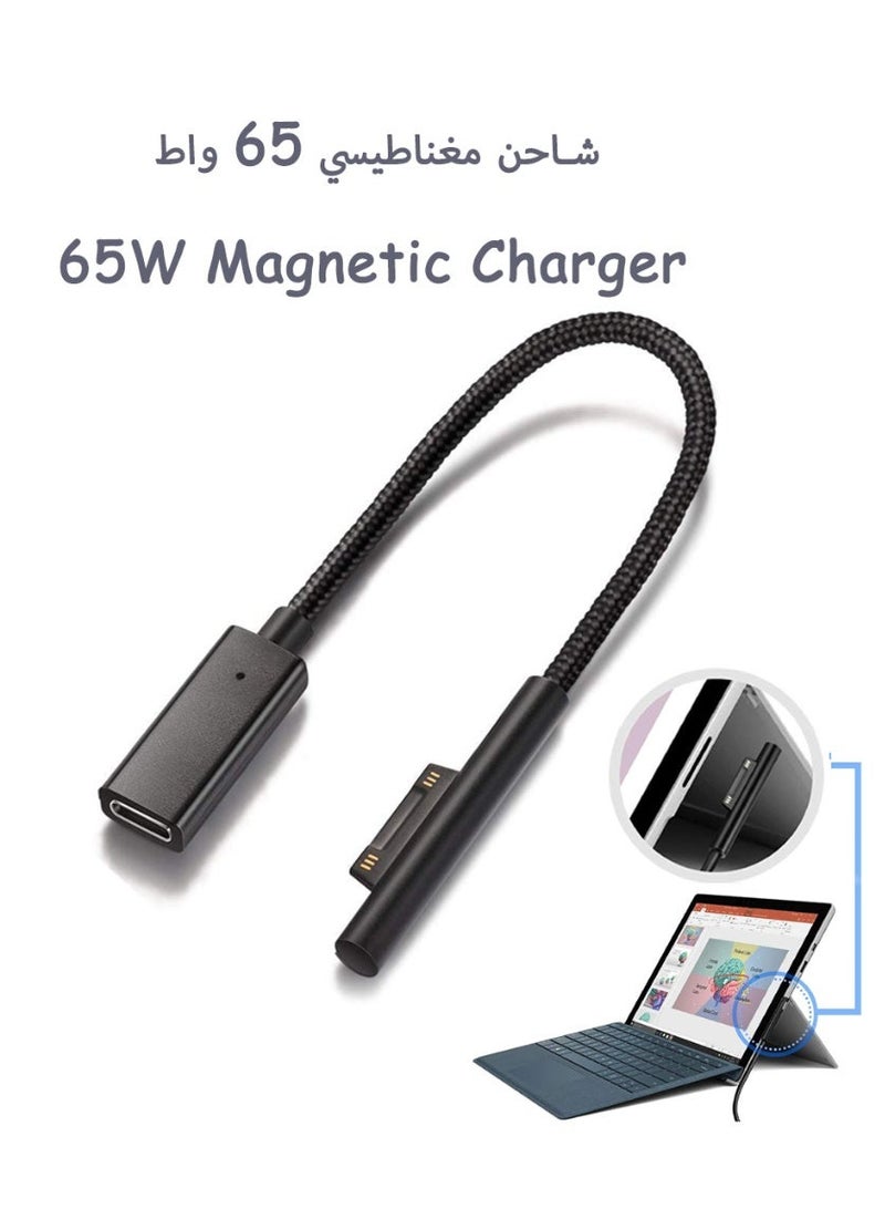 ShineZone PD 65W Type-C Fast Charger for Microsoft Surface Pro 3/4/5/6/7 - Image 1