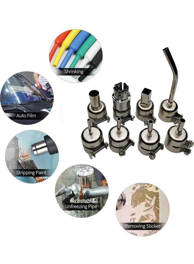 8 Pcs Nozzles for 650W LED Digital Display Electric Hot Air Gun - Image 2