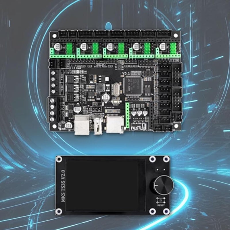 HPDXS002154 لوحة رئيسية للطابعة ثلاثية الأبعاد مع وحدة تحكم المحرك وشاشة للطباعة ثلاثية الأبعاد - Image 4