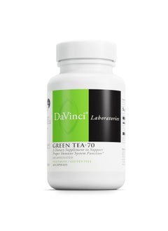 Davinci Labs Green Tea70 Dietary Supplement To Support The Immune System Cardiovascular Health And Cholesterol Health With Green Tea Extract Decaffeinated Glutenfree 60 Vegetarian Capsules  - Image 2