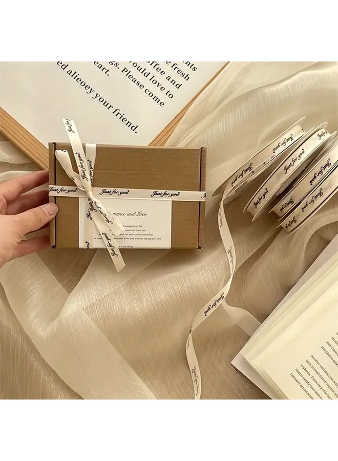 Elegant Fabric Ribbon 1pc for Gift Wrapping Floral Cake Decor Non Waterproof Cloth Surface Bows Bouquet Ties - Image 5