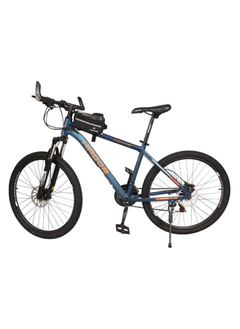 Steer Aluminum Frame 21-Speed Front Assistant Bike, 26-Inch Size, Navy blue
