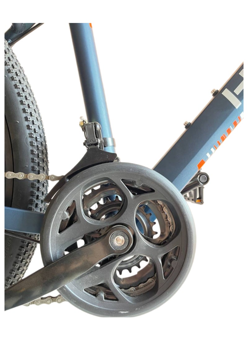HADOR - Steer Aluminum Frame 21-Speed Front Assistant Bike, 26-Inch Size, Navy blue - Image 1