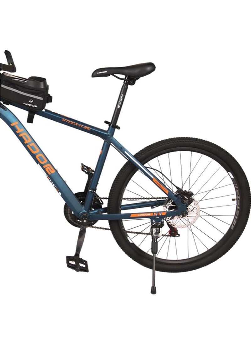 HADOR - Steer Aluminum Frame 21-Speed Front Assistant Bike, 26-Inch Size, Navy blue - Image 1