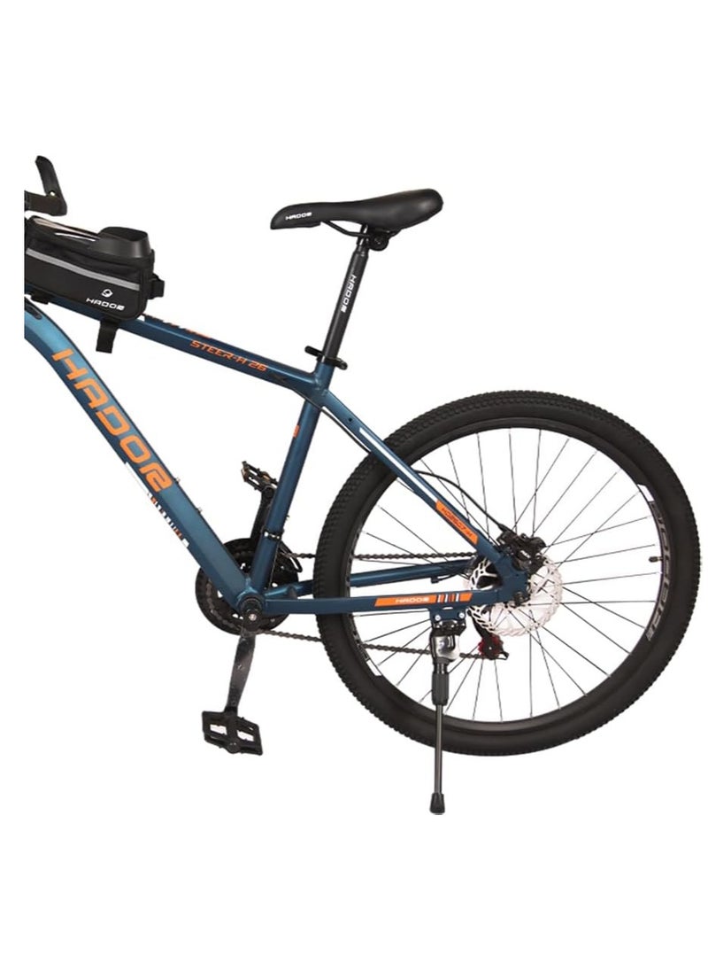 HADOR - Steer Aluminum Frame 21-Speed Front Assistant Bike, 26-Inch Size, Navy blue - Image 1