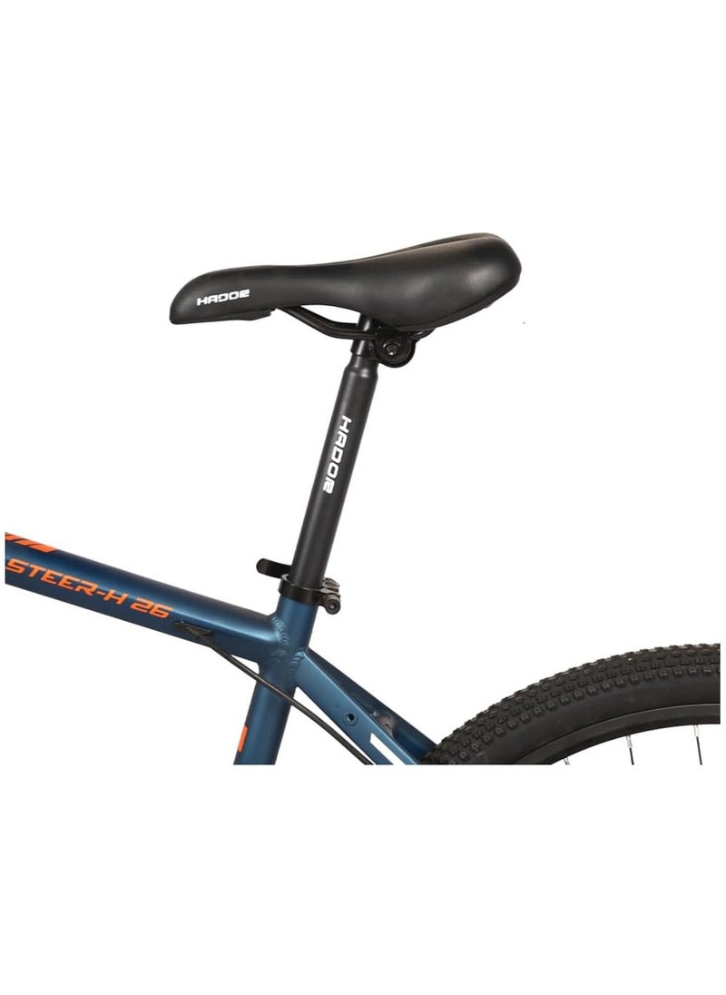HADOR Steer Aluminum Frame 21-Speed Front Assistant Bike, 26-Inch Size, Navy blue  - Image 5