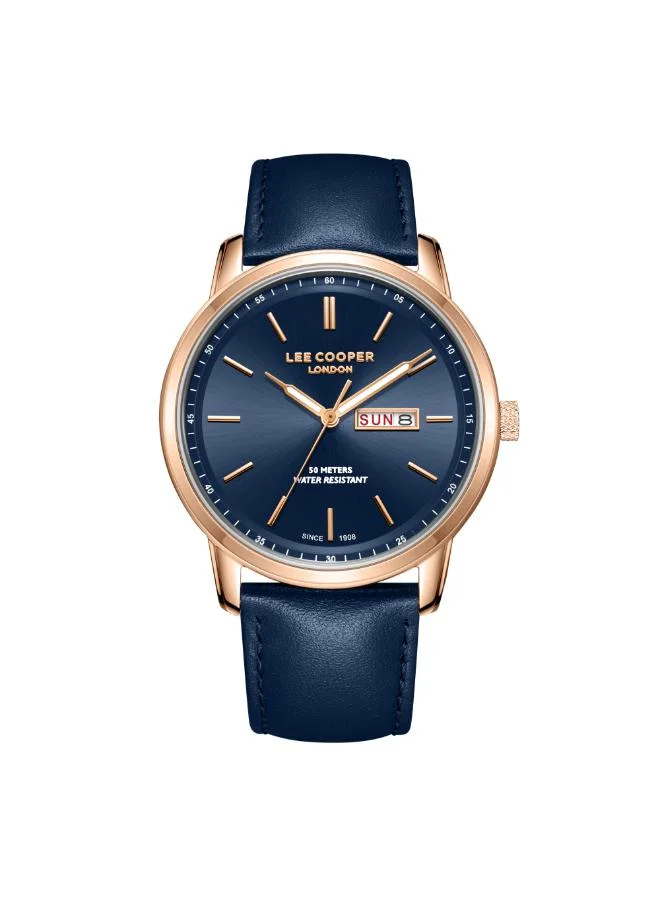 Lee Cooper Men's Leather Analog Watch LC08235.499 - 42 mm