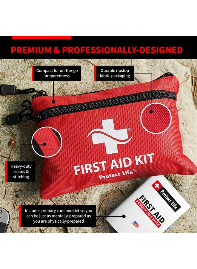 Protect Life First Aid Kit for Home/Business | HSA/FSA Eligible Emergency Kit | Hiking First aid kit Camping | Travel First Aid Kit for Car|Small First Aid Kit Travel/Survival Medical kit - 100 Pieces  - Image 5