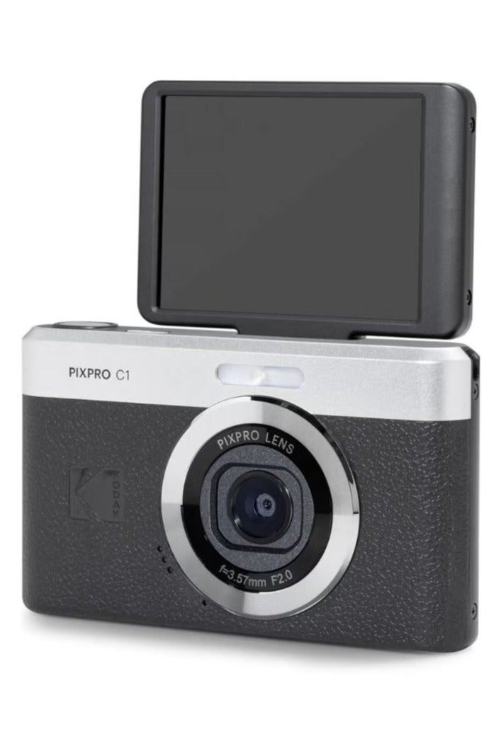 Kodak Co Kodak PIXPRO C1 Compact Digital Camera 13MP BSI CMOS, 4X Zoom, 2.8" LCD, LED Flash, Rechargeable Battery – Black - Image 4