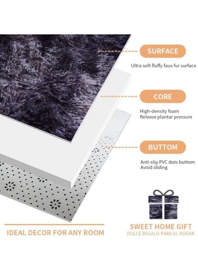 80*160CM Super Soft Rugs Carpets Extra Soft Indoor Carpets Modern Plush Floor Mats Fluffy Rug Plush Decorative Rug for Indoor Home Floor Carpet  - Image 2