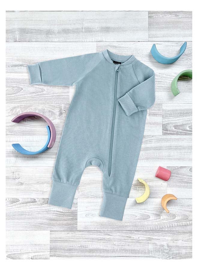 Mjölk Jumpsuit Mjölk Sleep and Play Baby Blue - Image 1