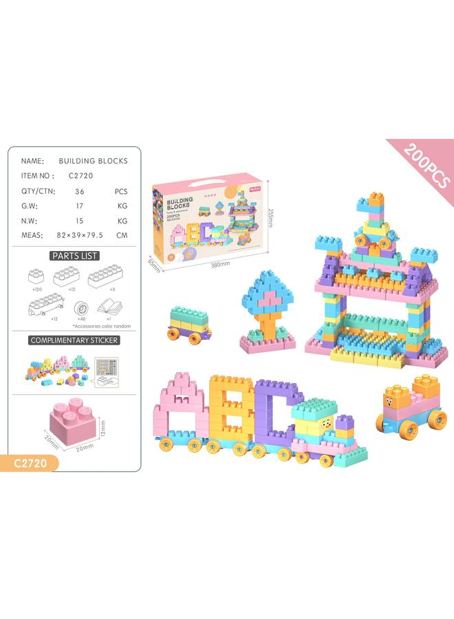 الأزرق جي دبليو DIY Makalon Fun حبيبات البليت لعبة البليت ، مجموعة ألعاب الألغاز للفتيات بين الوالدين والطفل - Image 1