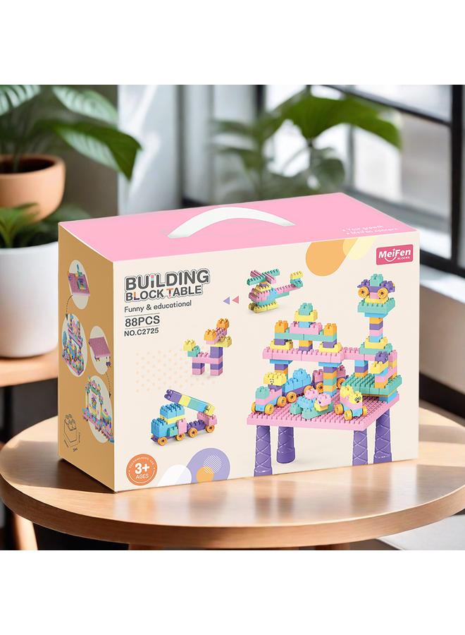 الأزرق جي دبليو DIY Makalon Fun حبيبات البليت لعبة البليت ، مجموعة ألعاب الألغاز للفتيات بين الوالدين والطفل - Image 2