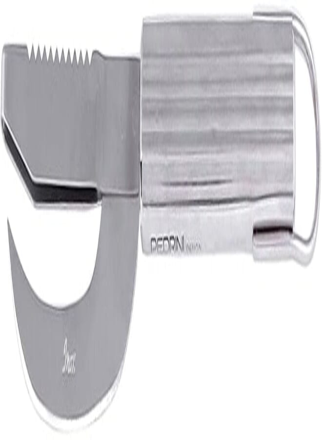 PEDRINI acciaio & acciaio stainless steel large fish scaler, silver pd-6064-8aa