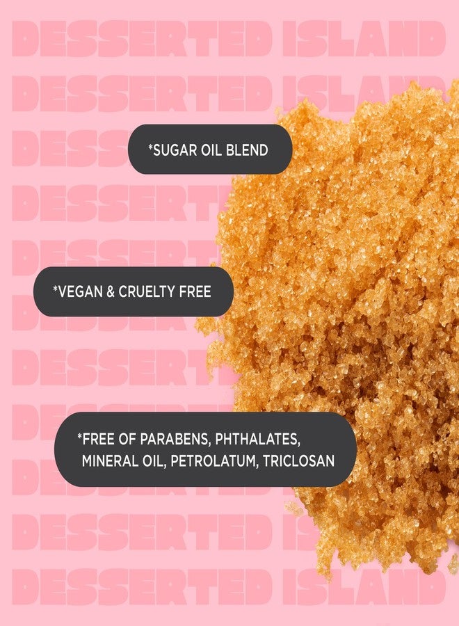 Cake Beauty Desserted Island Vegan Body Sugar Scrub - Shea Butter, Demerara Sugar & Coconut Oil - Gentle Exfoliating Hand, Leg, Foot & Body Sugar Soap Scrub & Moisturizing Shower Wash for Women - Image 4