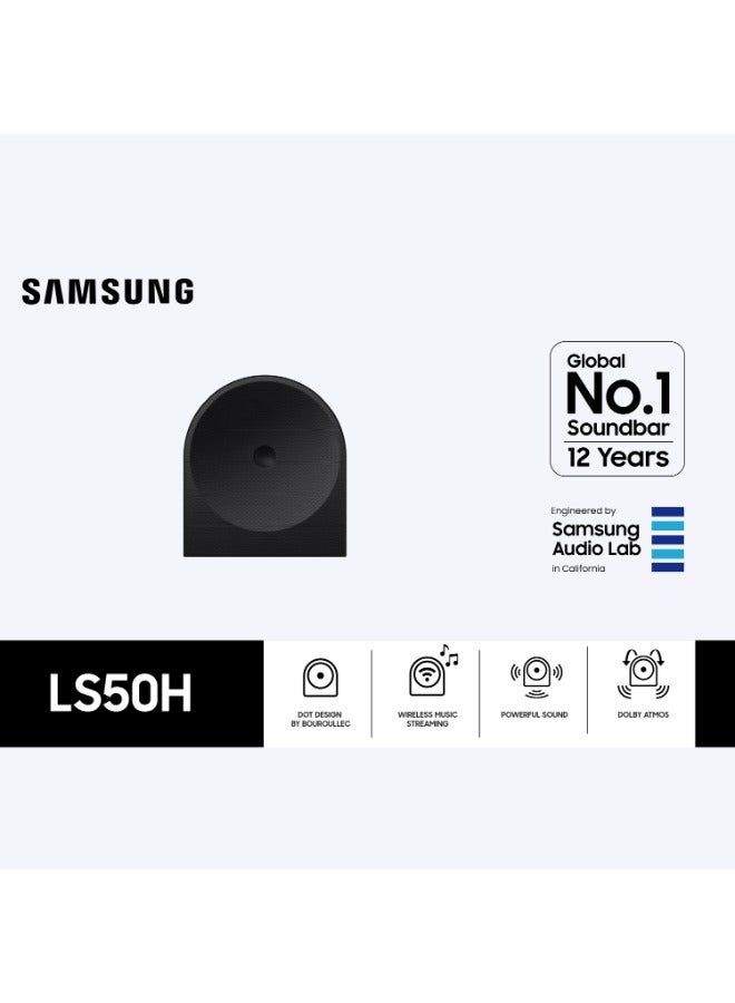 سامسونج Samsung, LS50H wifi Speaker, 2Ch, wireless Dolby Atmos, Q-Symphony, Spotify Tap HW-LS50H/SA black - Image 1