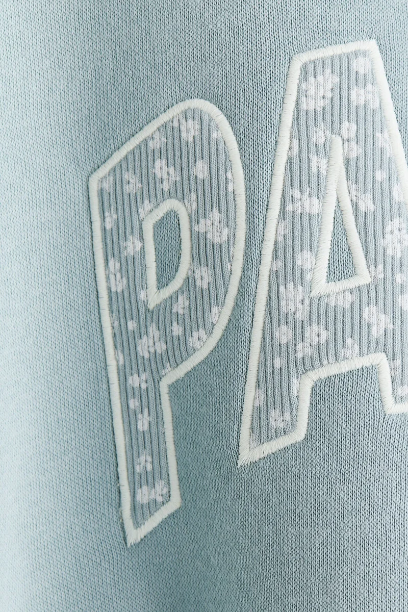 H&M Motif-detail brushed-inside sweatshirt