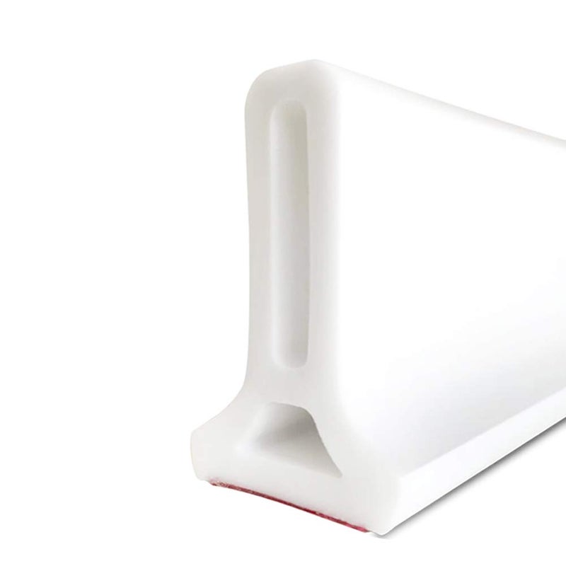 Duzzy 98 Inch Collapsible Shower Water Dam Shower Stopper Barrier and Retention System and Keeps Water Inside Threshold Dry and Wet Separation Suitable for Bathroom and Kitchen - Image 1