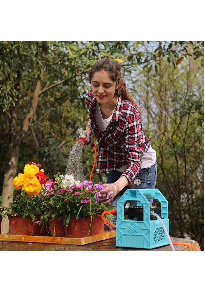 GearZone Portable Water Pump with Lithium Battery, Portable Rechargeable Water Pump / Electric Garden Tools Compact Weeding Pesticide & Car Washing Machine  - Image 2