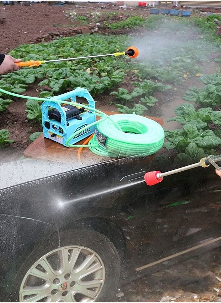 GearZone Portable Water Pump with Lithium Battery, Portable Rechargeable Water Pump / Electric Garden Tools Compact Weeding Pesticide & Car Washing Machine  - Image 5