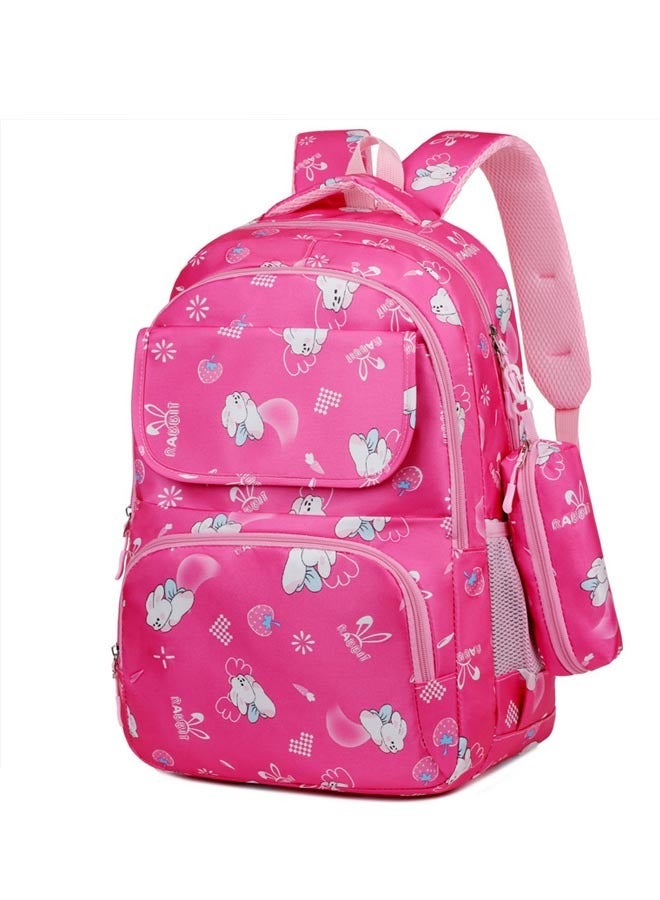 Cartoon Girls' Backpack Middle School Students Backpack - Image 1