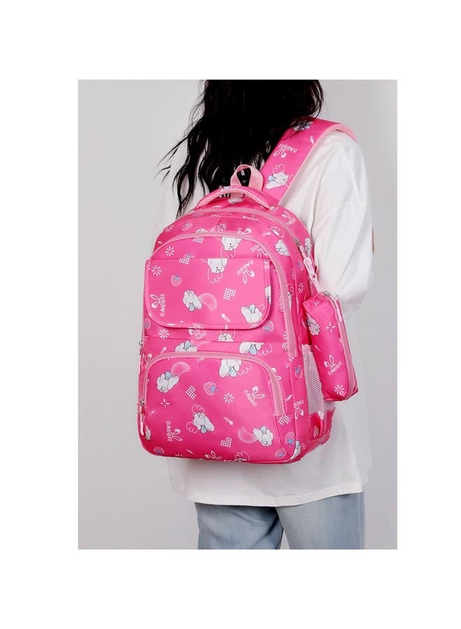 Cartoon Girls' Backpack Middle School Students Backpack - Image 3
