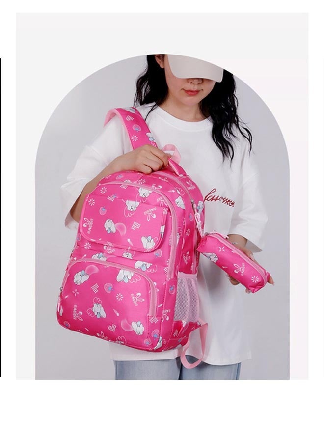 Cartoon Girls' Backpack Middle School Students Backpack - Image 2