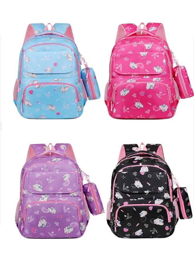 Cartoon Girls' Backpack Middle School Students Backpack - Image 4