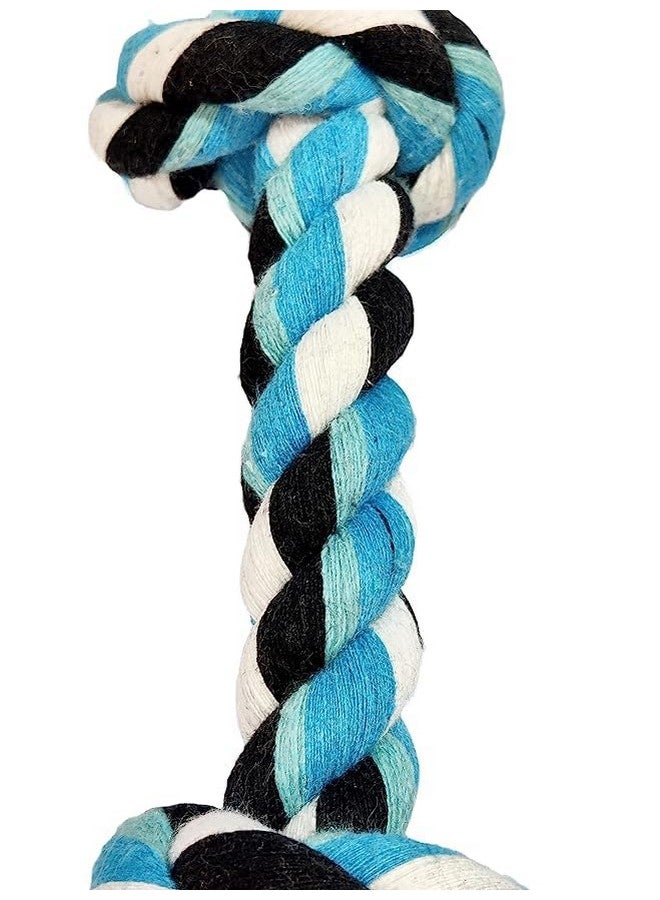 Durable Hand Braided Indestructible 4 Knot Rope Toy For Aggressive Chewers Dogs And Puppy (Medium) - Image 2