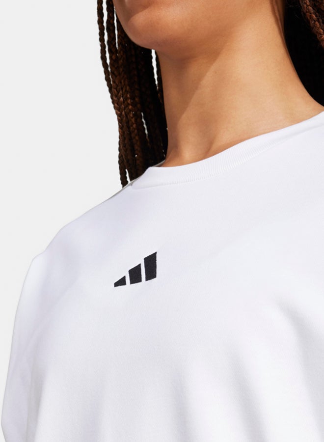 Adidas Essentials 3-Stripes French Terry Sweatshirt - Image 4